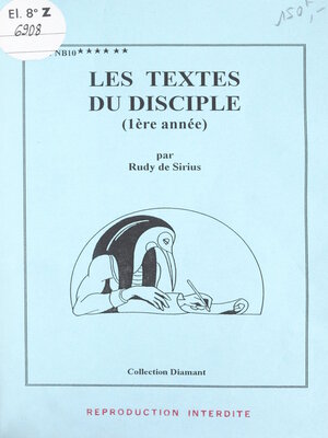 cover image of Les textes du disciple (1re année)